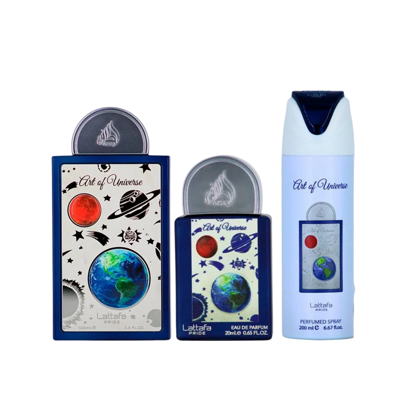 Lattafa Art of Universe 3 Pcs Gift Set