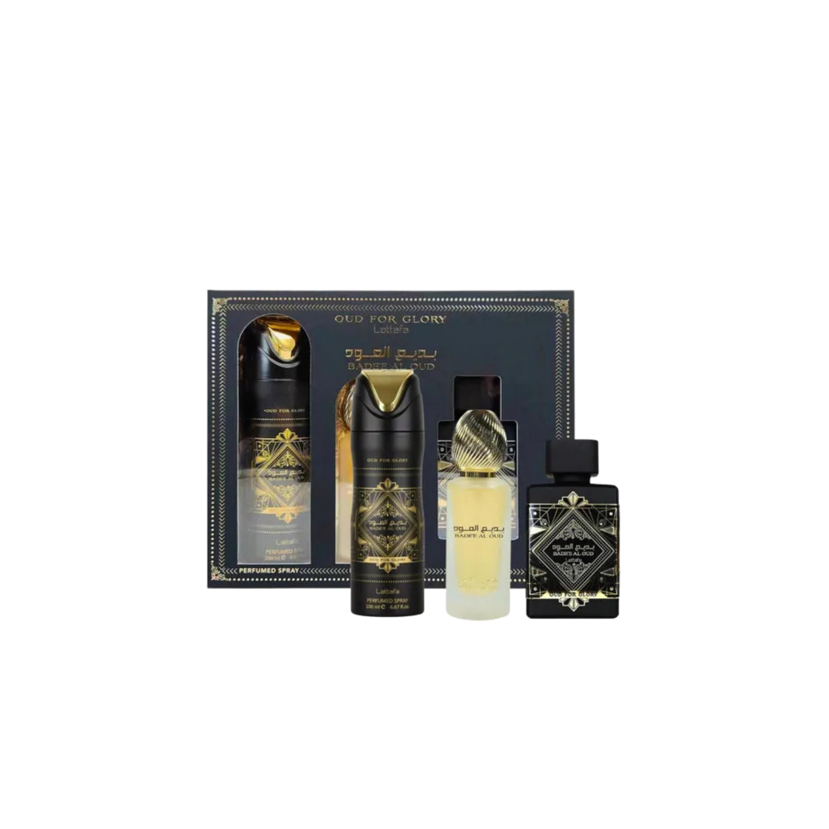 Lattafa Badee Al Oud Honor & Glory Set
